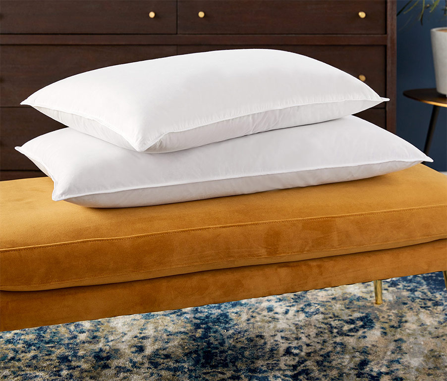 Soft and Supportive Feather & Down Pillow