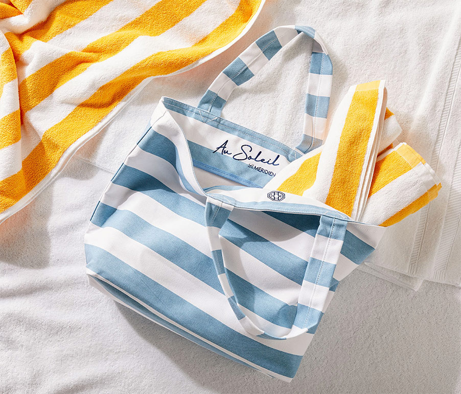 Striped Beach Tote